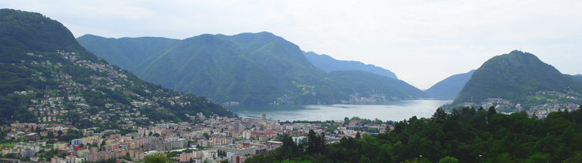 Fotografia panoramica Lugano